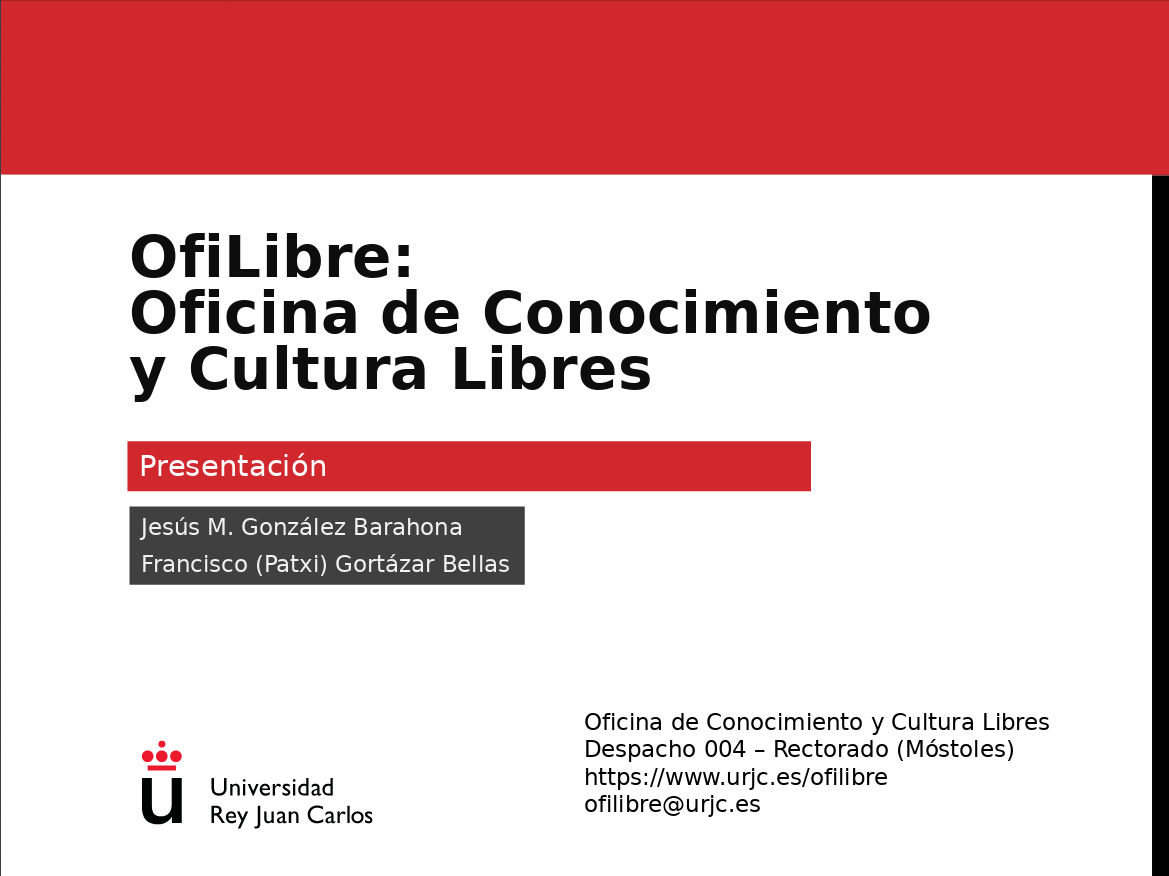 Presentation of OfiLibre
